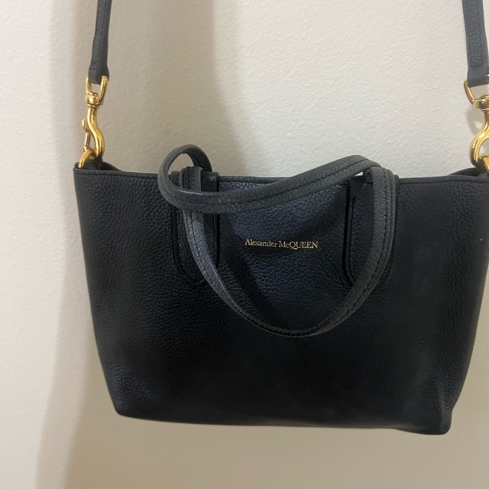Alexander McQueen Leather Mini Tote Bag - Picture 2 of 11